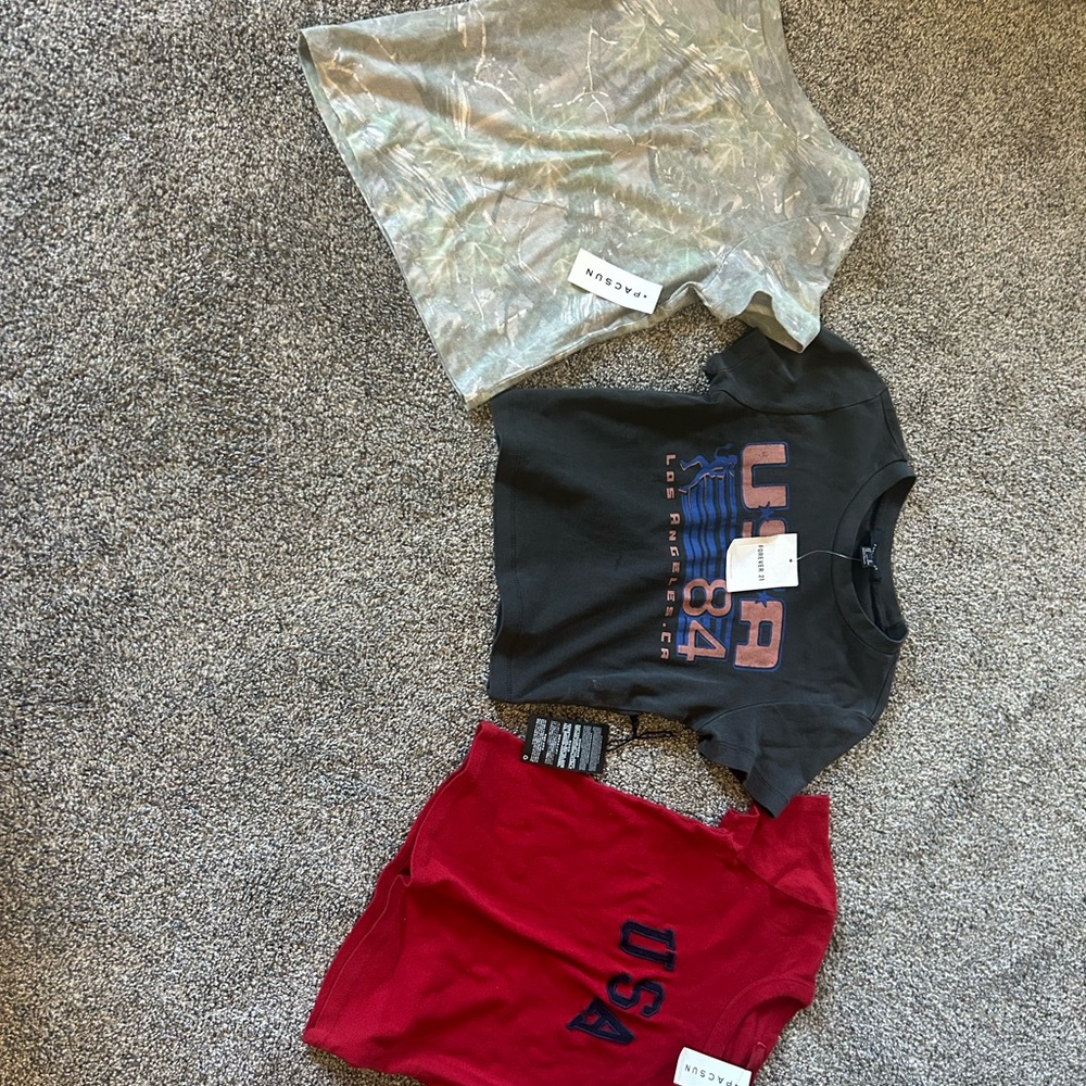 PacSun/Forever 21 Crop tops